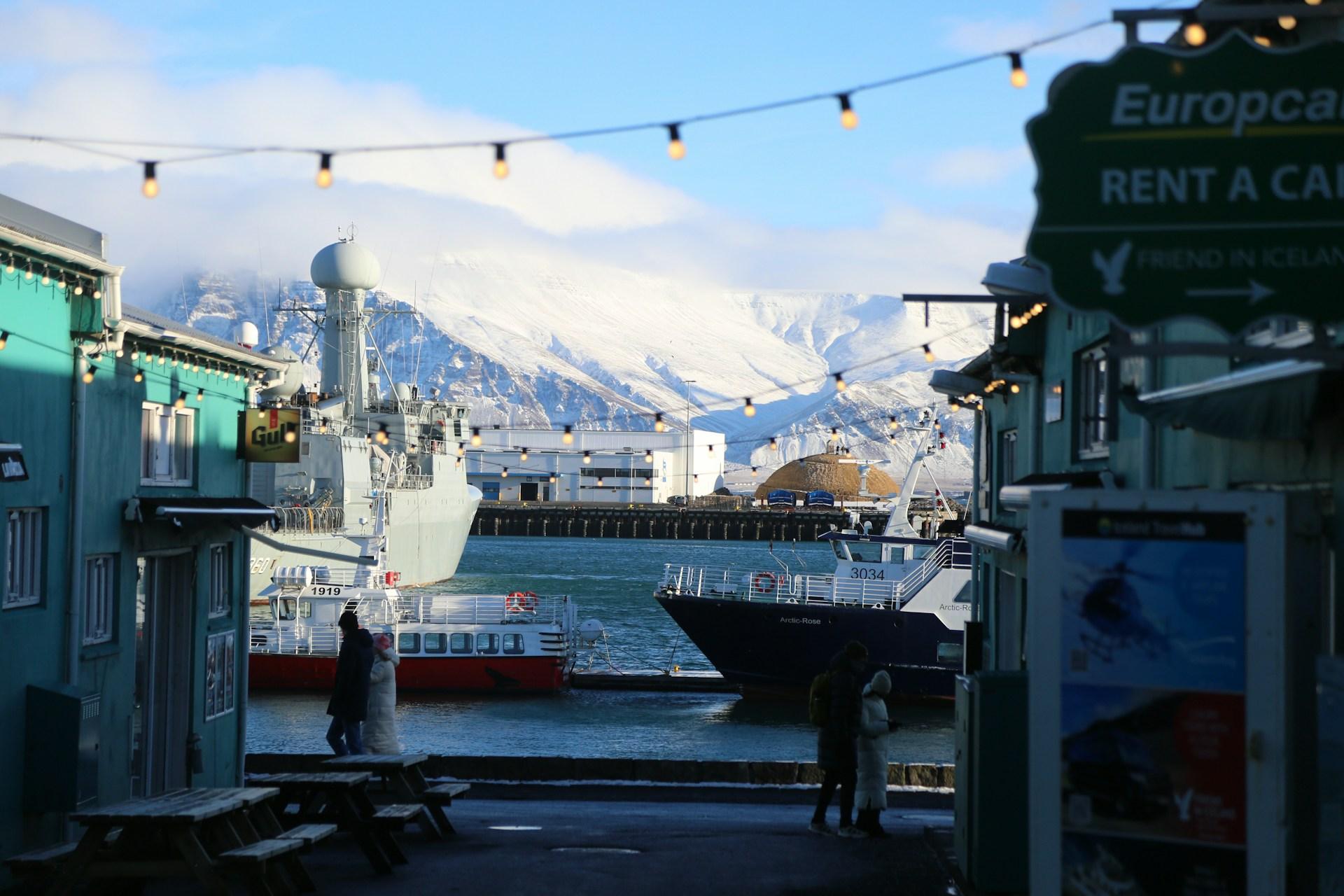 Downtown Reykjavík harbour